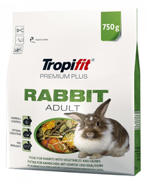 TROPIFIT Premium Plus RABBIT ADULT nyúlhoz 750 g