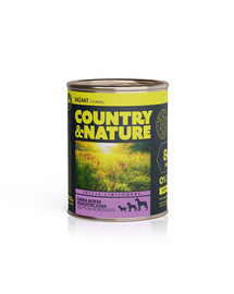 COUNTRY&NATURE Gabonamentes nedves eledel Fácán cukkínivel 800 g