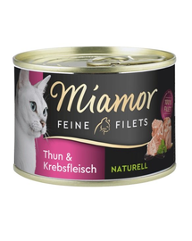 MIAMOR Feline Filets tonhal és rák filé saját mártásban 156 g