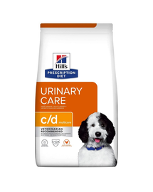 HILL'S Prescription Diet Canine c/d Multicare 1,5 kg táplálék húgyúti betegségben szenvedő kutyáknak