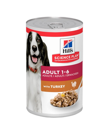 HILL'S Science Plan Canine Adult Turkey 370 g felnőtt pulykás kutyáknak