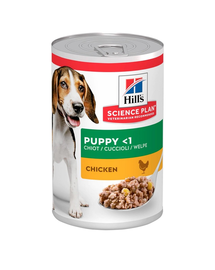 HILL'S Science Plan Canine Puppy Chicken 370 g kölyökkutyáknak