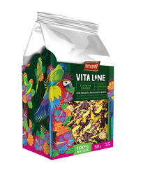 VITAPOL Virágos snack papagájok és egzotikus madarak számára 50g