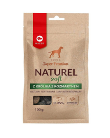 MACED Super Premium Naturel Soft Nyúl és rozmaringos kutyakajak 100g