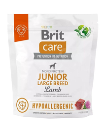 BRIT Care Hypoallergenic Junior Large Breed szárazeledel bárányhússal 1 kg
