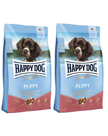 HAPPY DOG Sensible Puppy Lachs kiskutyáknak lazac és burgonya 20 kg (2 x 10 kg)