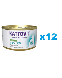 KATTOVIT Feline Diet Gastro Turkey 12 x 85 g