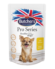 BUTCHER'S ProSeries Dog csirkedarabokkal mártásban 100 g