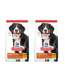 HILL'S Science Plan Adult Dog Large Dry Chicken csirke nagy testű fajták számára 28 kg (2x14 kg)