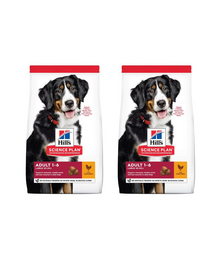 HILL'S Science Plan Canine Adult Large breed Chicken kutyatáp nagy testű fajtáknak csirke 36 kg (2x18 kg)