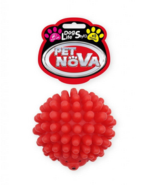 PET NOVA DOG LIFE STYLE süni kutyajáték 6.5cm piros