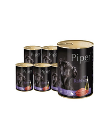 DOLINA NOTECI PIPER konzerv felnőtt kutyáknak nyúl hússal 24 x 400 g