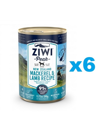 ZIWIPEAK Dog Mackerel & Lamb 6 x 390 g