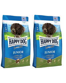 HAPPY DOG Sensible Junior Lamm fiatal kutyáknak bárány 20 kg (2 x 10 kg)