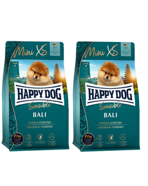HAPPY DOG MiniXS Bali kistestű és miniatűr kutyáknak 2,6 kg (2 x 1,3 kg)