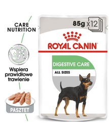 ROYAL CANIN CCN Digestive Care Nedvestáp érzékeny emésztőrendszerrel rendelkező felnőtt kutyák számára 48 x 85 g