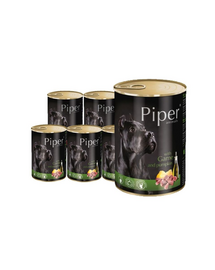 DOLINA NOTECI PIPER konzerv felnőtt kutyáknak vadhússal és tökkel 12 x 800g