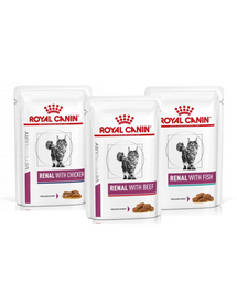 ROYAL CANIN Renal Feline Ízek keveréke 72 x 85 g
