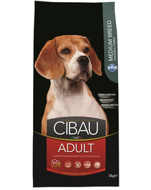 CIBAU Adult Medium felnőtt, közepes fajtájú kutyáknak 12 kg