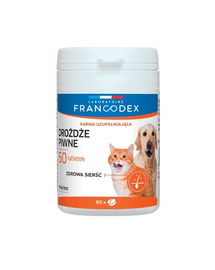FRANCODEX Sörélesztő kutyáknak és macskáknak 60 tabletta