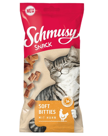 SCHMUSY SNACK Soft Bities puha csirkefalatok 60 g