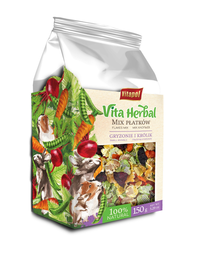 VITAPOL Vitaherbal szirom mix rágcsálóknak 150g