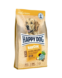 HAPPY DOG NaturCroq Baromfi és rizs 11kg