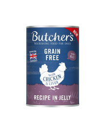 BUTCHER'S Original Recipe in Jelly kutyatáp, csirkedarabok zselében, 400g