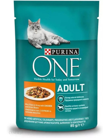 PURINA ONE ADULT Csirke zöldbab 85g