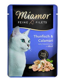 MIAMOR Feine Filets tonhal és tintahal tasak 100 g