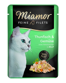 MIAMOR Feine  Filets tonhal  zöldségekkel tasak 100 g
