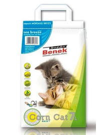 BENEK Super corn cat kukoricaszemcsés tengeri szellő 25 L