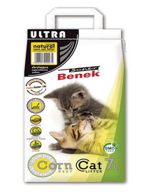 BENEK Super Corn Cat Ultra illatmentes kukorica macskaalom 7 l 4,4 kg