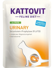 KATTOVIT Feline Diet Urinary Turkey pulyka 85 g
