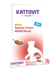 KATTOVIT Renal Cream 6x15g Csirke krém macska jutalomfalat