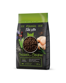 FITMIN Cat For Life Castrate Chicken 1,8 kg ivartalanított macskának csirkével