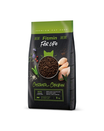 FITMIN Cat For Life Castrate Chicken 8 kg ivartalanított macskának csirkével