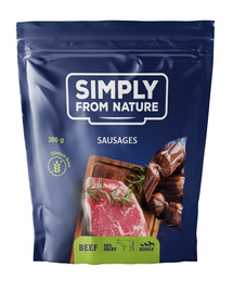 SIMPLY FROM NATURE Sausages with beef 300 g