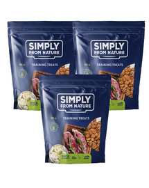 SIMPLY FROM NATURE Training Treats with duck meat and bananas 3x300 g