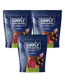 SIMPLY FROM NATURE Sausages with deer 3 x 200 g