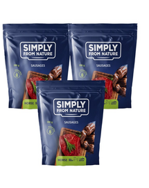SIMPLY FROM NATURE Sausages with horse 3 x 200 g