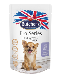 BUTCHER'S ProSeries Dog bárányhús és borsó darabokkal mártásban 100 g