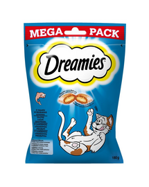 DREAMIES Mega Pack 180g - Finom lazac ízű macskaeledel