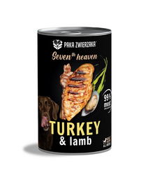 PAKA ZWIERZAKA Seventh Heaven Turkey&Lamb Pulyka és bárányhús 6x400 g