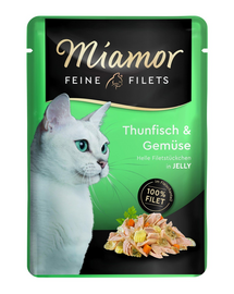 MIAMOR Feine Filets tonhal zöldségekkel tasak 6 x 100 g