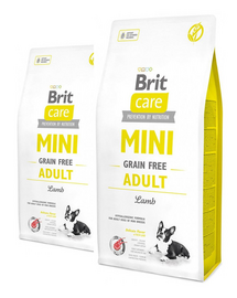 BRIT Care Grain Free Mini Adult Lamb 14 kg (2 x 7 kg)