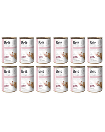 BRIT Veterinary Diet Hypoallergenic Salmon&Pea Allergiaeledel kutyáknak 12x400g
