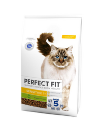 PERFECT FIT Sensitive 1+ Pulykában gazdag 7 kg-os teljes értékű szárazeledel érzékeny felnőtt macskáknak