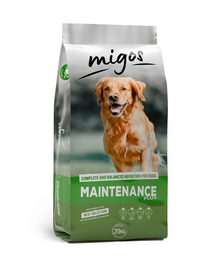 MIGOS Maintenance Plus 20 kg Alacsony aktivitású kutyatáp vitaminokkal