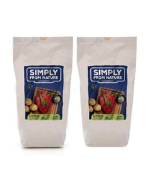 SIMPLY FROM NATURE Oven Baked Dog Food with horse and salmon 2x1,2 kg